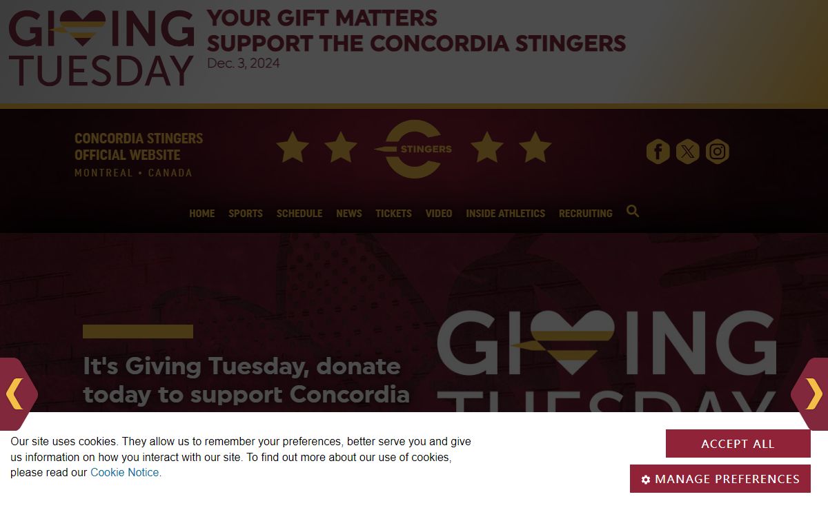 Stingers.ca | Official Website of the Concordia Stingers