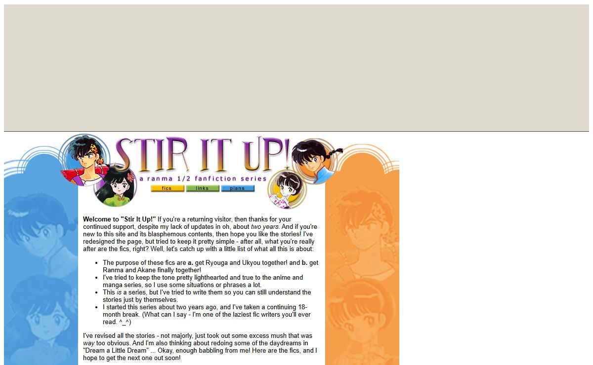 Stir It Up! A Ranma 1/2 Fanfic