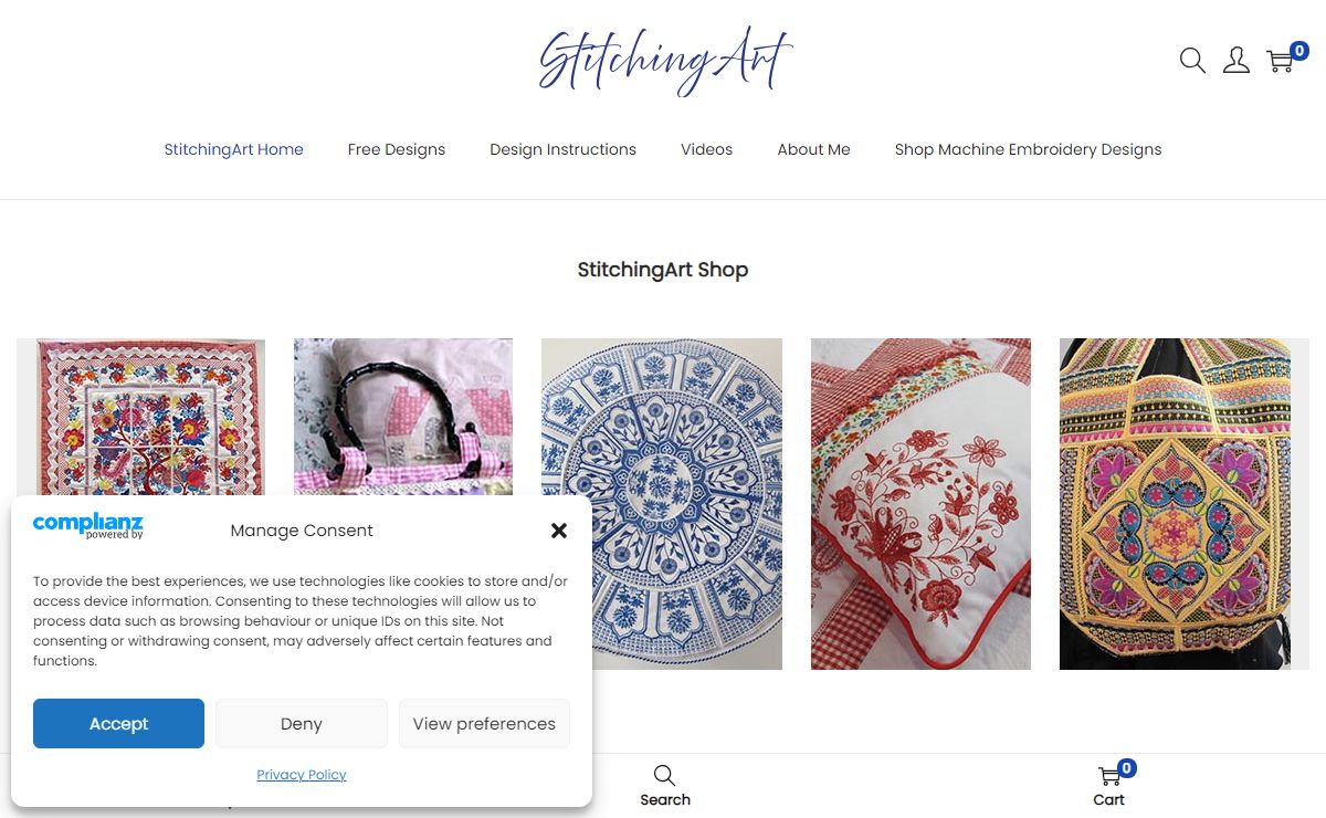 StitchingArt Home - StitchingArt | Machine Embroidery Designs