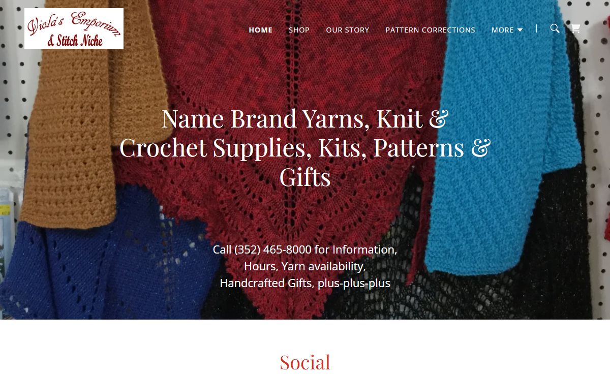 Knit and Crochet - Viola's Emporium & Stitch Niche