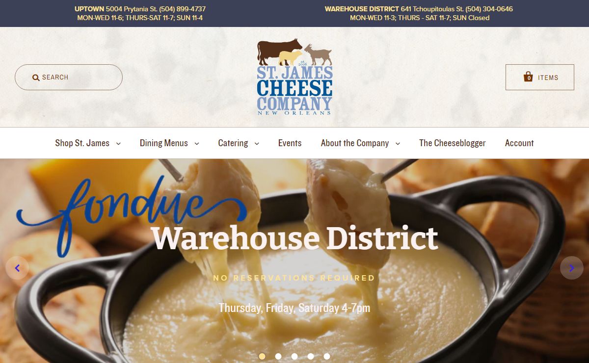 Cheese Shop Restaurant Retail Gourmet – St. James Cheese Company