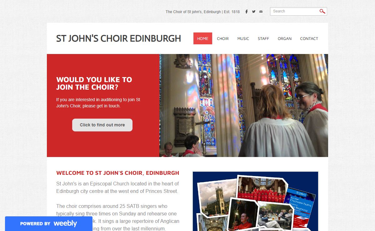 St John's Choir Edinburgh - Home