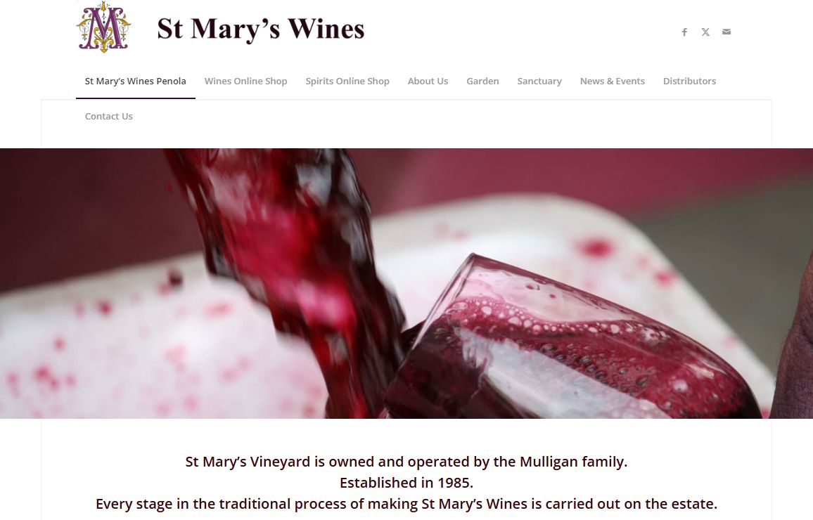St Mary's Wines – St Mary's Vineyard