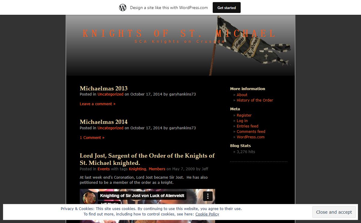 Knights of St. Michael | SCA Knights on Crusade