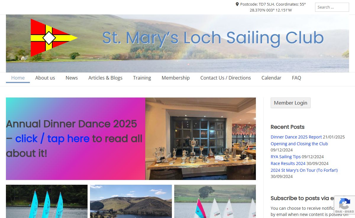 St. Mary’s Loch Sailing Club – Sailing and Social in the Scottish Borders since 1960