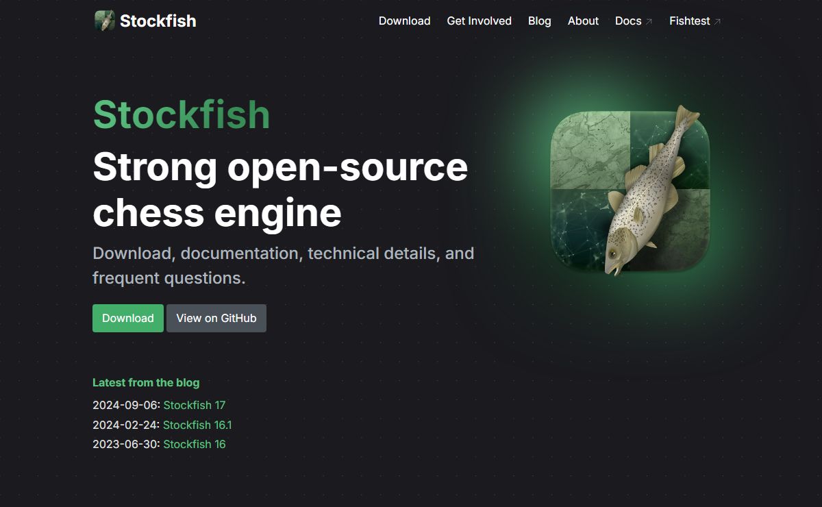 Stockfish - Strong open-source chess engine