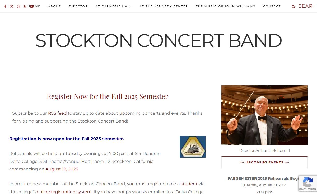 Stockton Concert Band - Volunteer Musicians Performing Since 1986