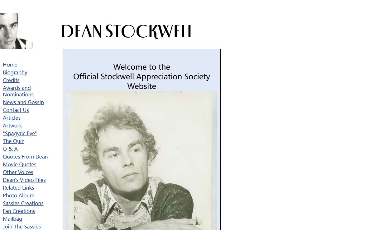 The Official Dean Stockwell Appreciation Society