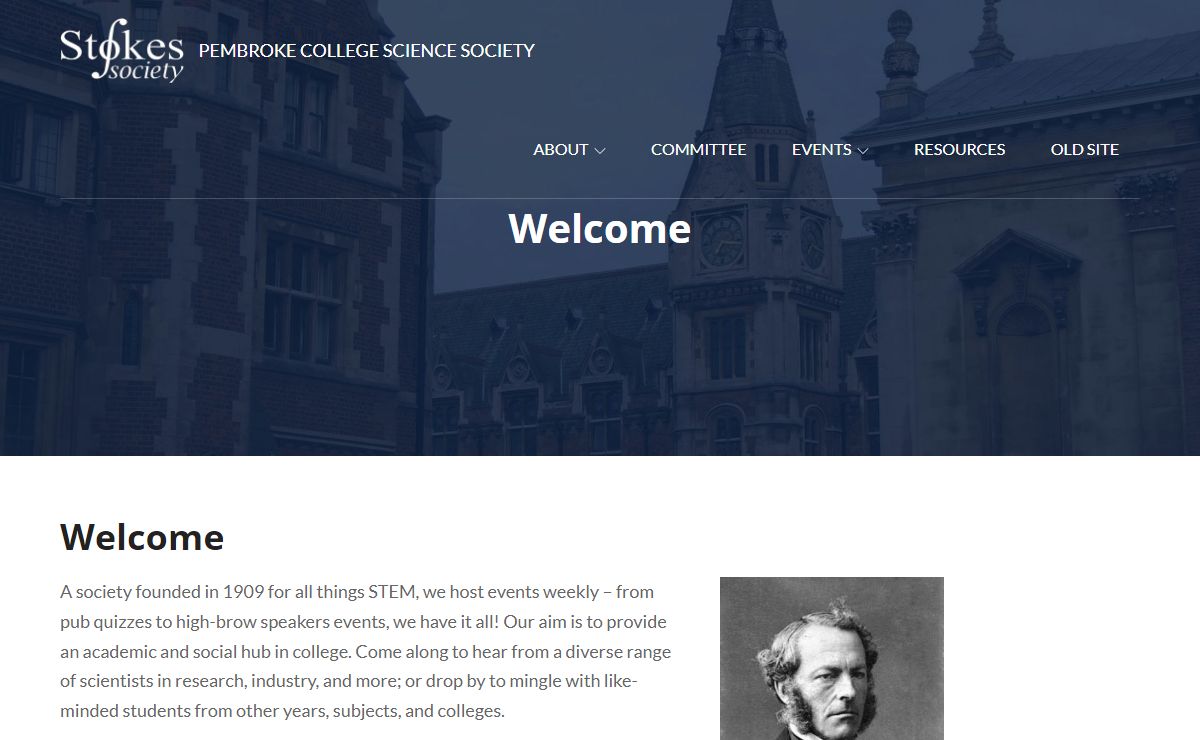 The Stokes Society – Pembroke College Science Society