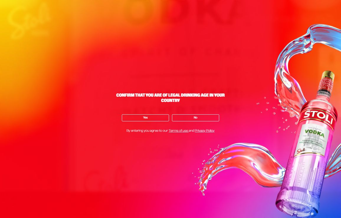 Age Verification - Stoli® Vodka
