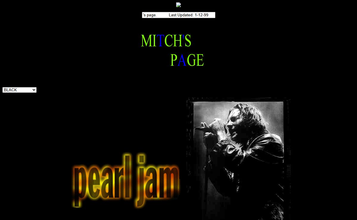 Mitch's Page