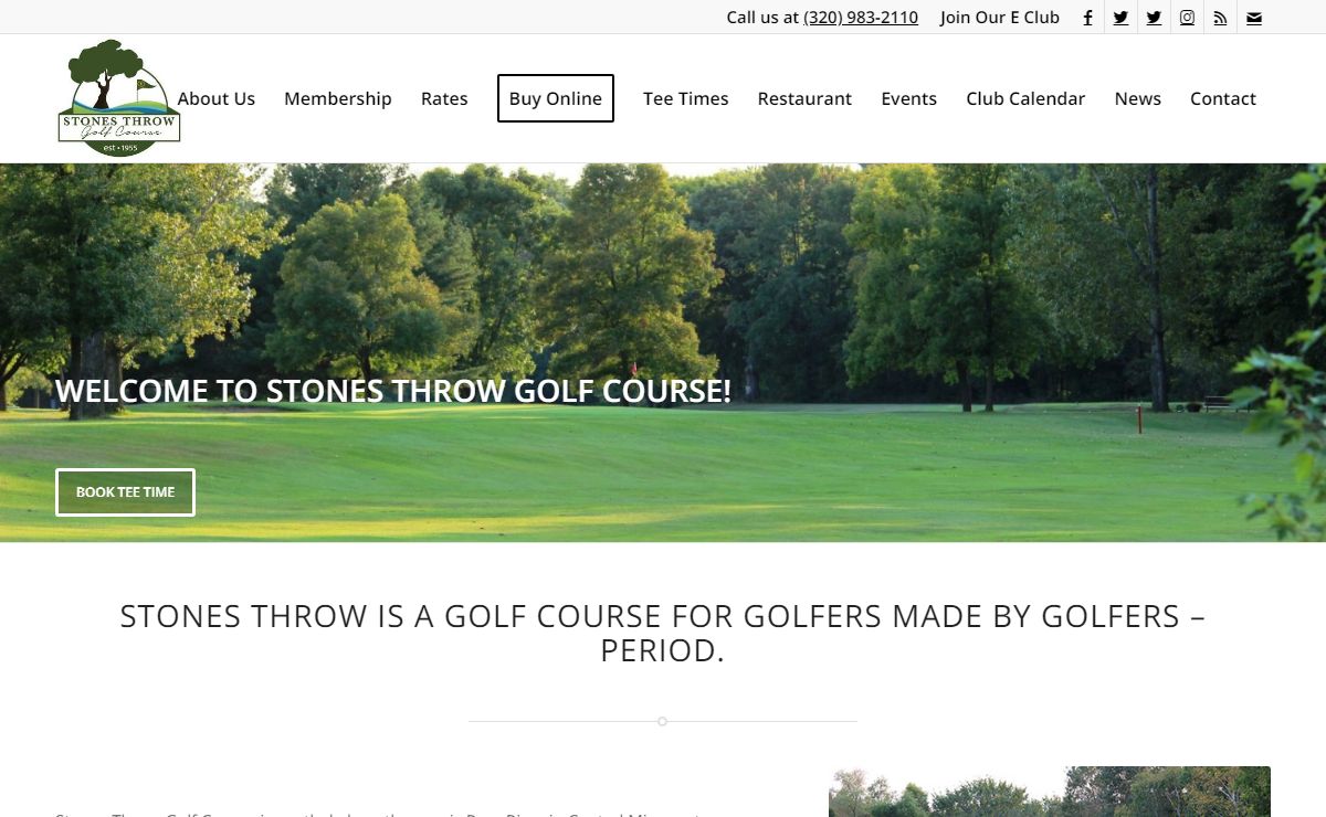 Stones Throw Golf Course | Milaca Golf Courses | Minnesota Public Golf