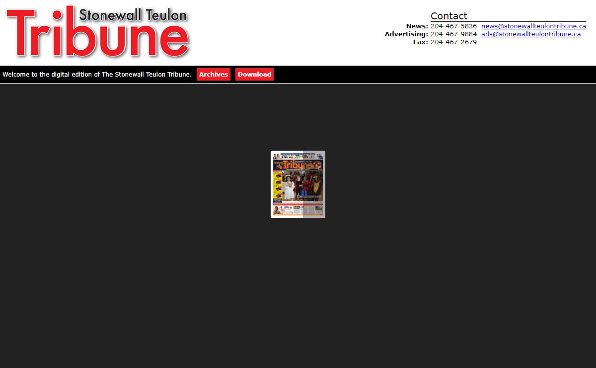 Stonewall Teulon Tribune