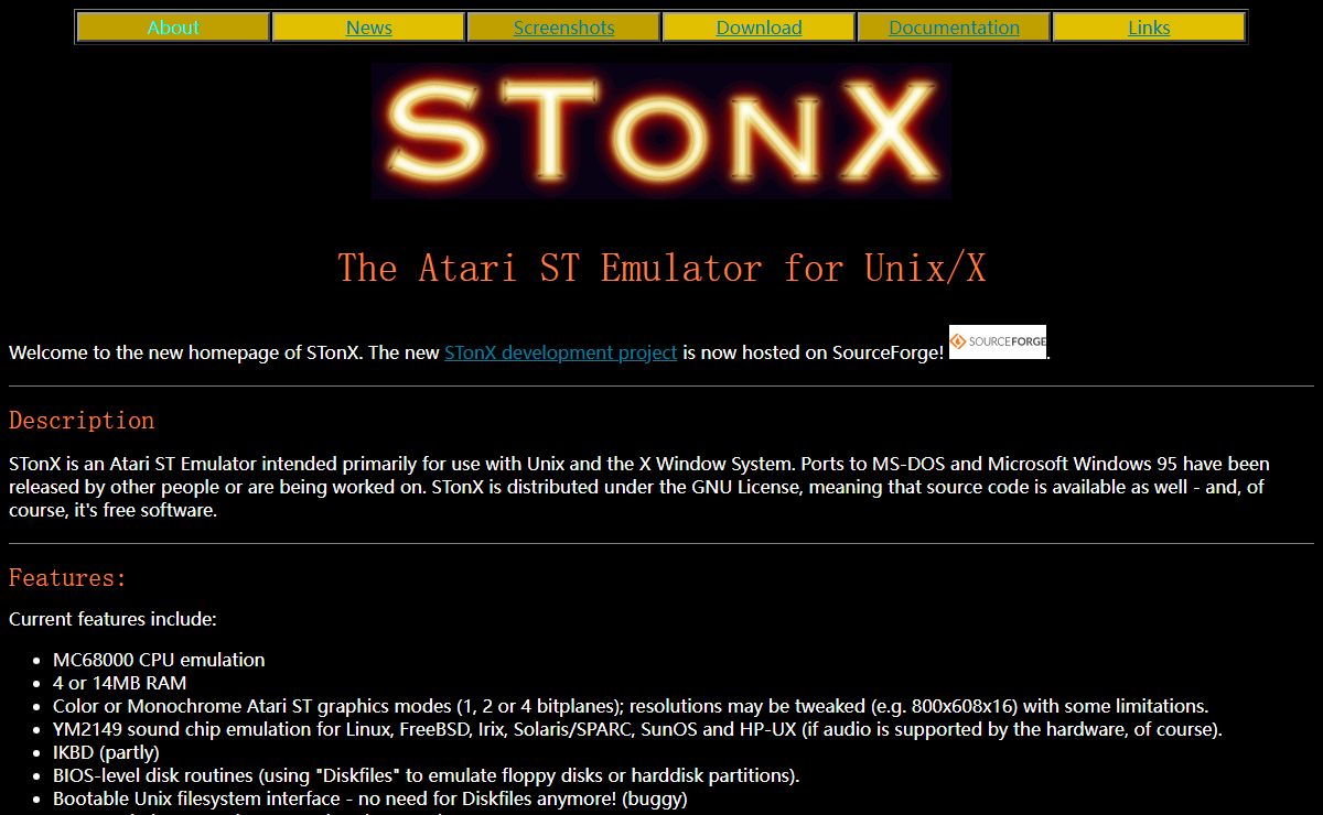 STonX Homepage