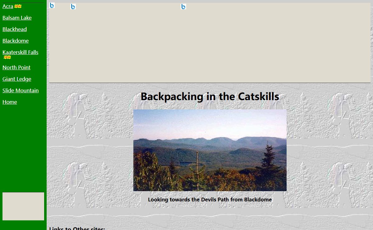 Backpacking in the Catskills