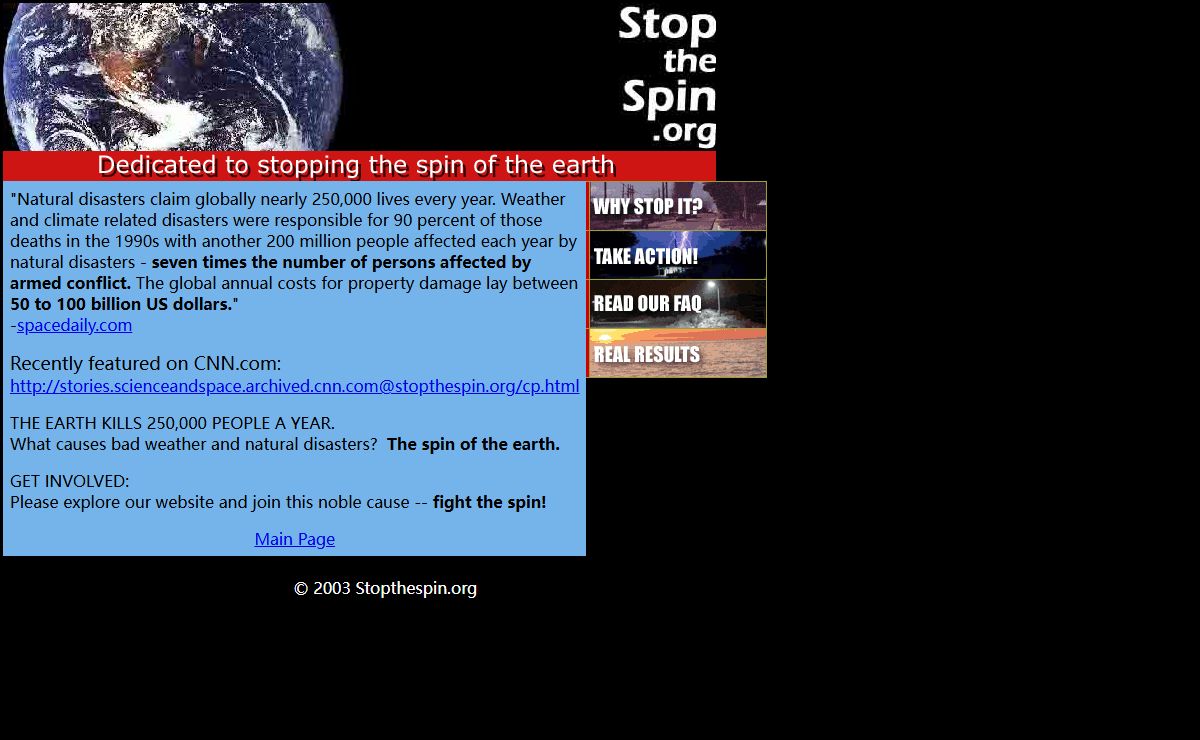 Stop The Spin