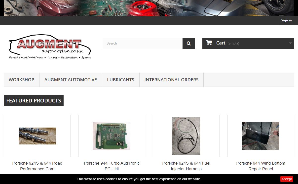 Augment Automotive Online Store