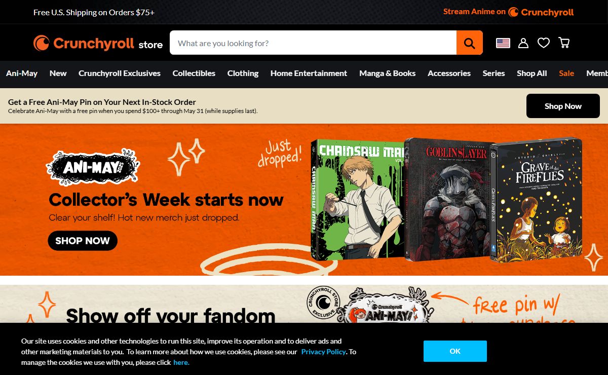 Explore the Ultimate Anime & Manga Shop | Crunchyroll Store