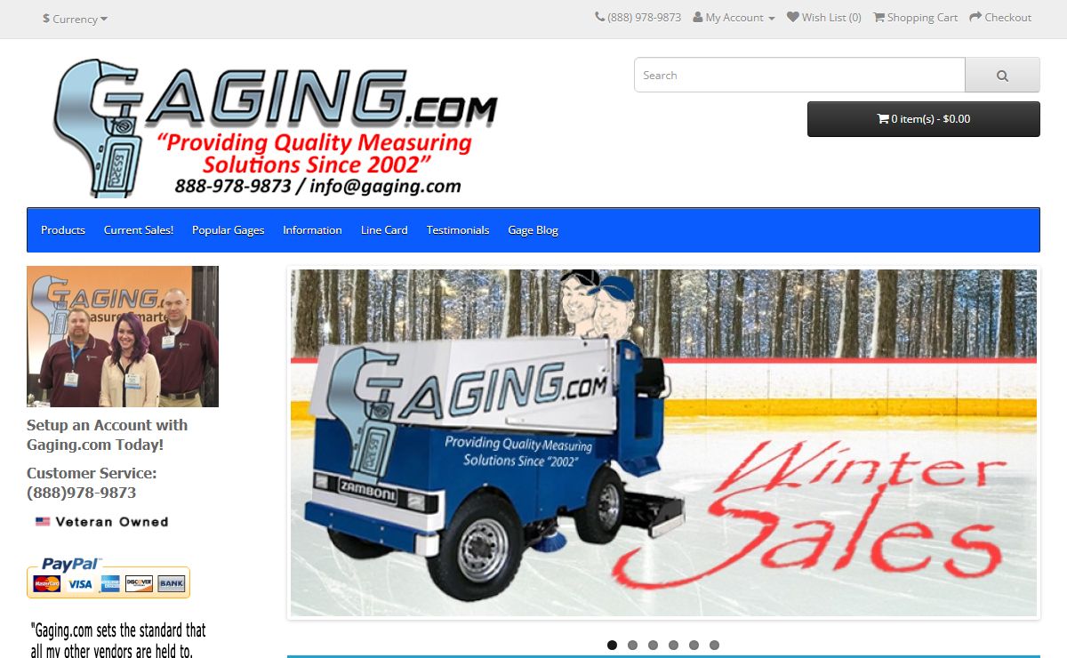 Gaging.com LLC Online Store