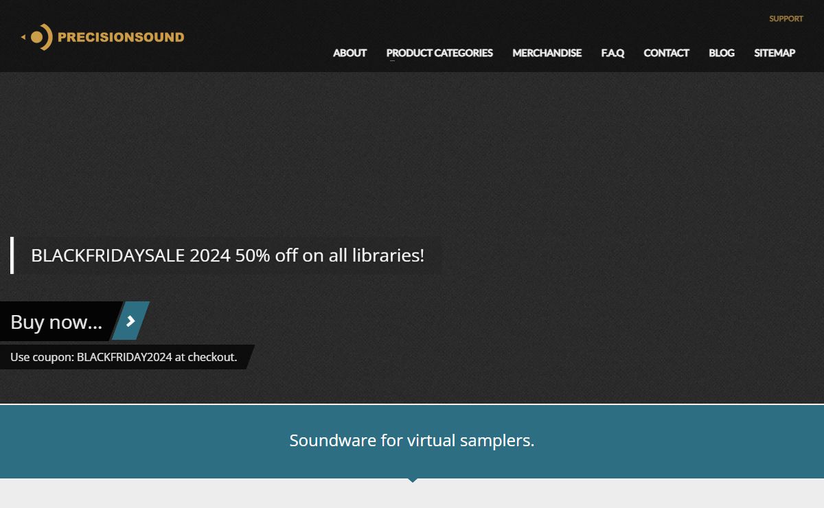 samplelibraries for virtual samplers | Precisionsound