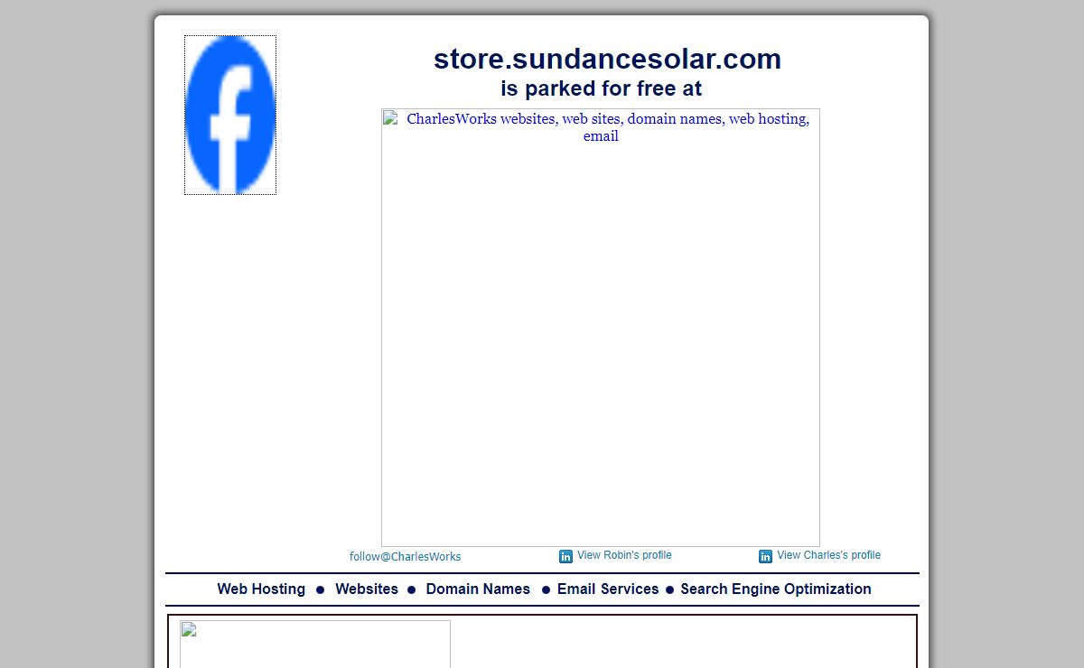 CharlesWorks web hosting web sites domain names like store.sundancesolar.com Search Engine Optimization SEO Peterborough NH!