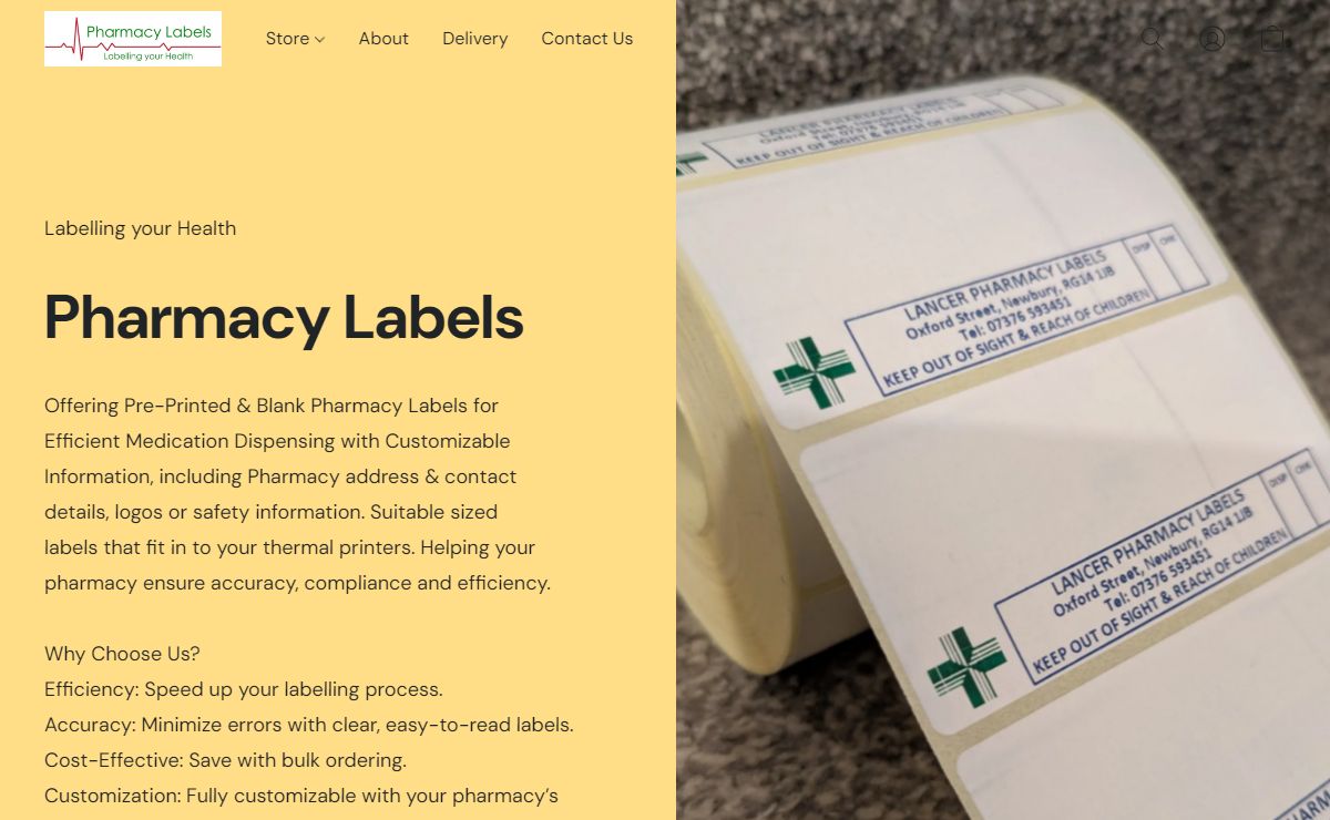 Pharmacy Labels