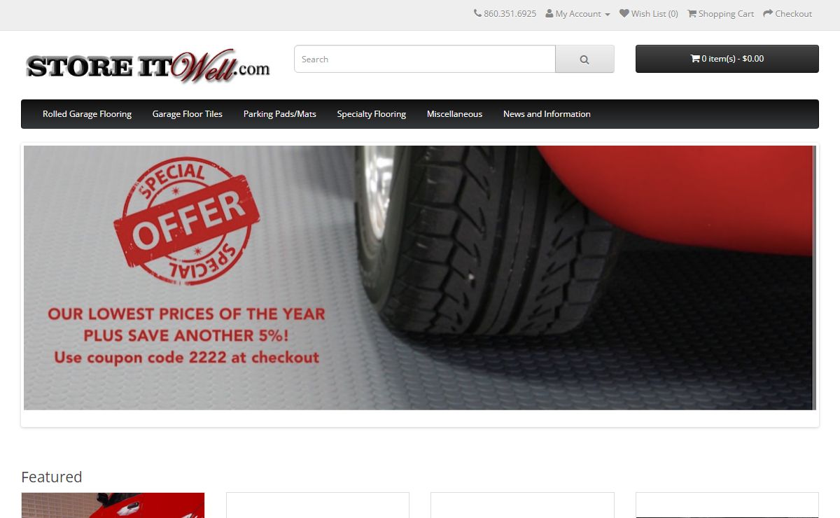 Best Cheap Garage Floor Tiles Options | Rolled Flooring
