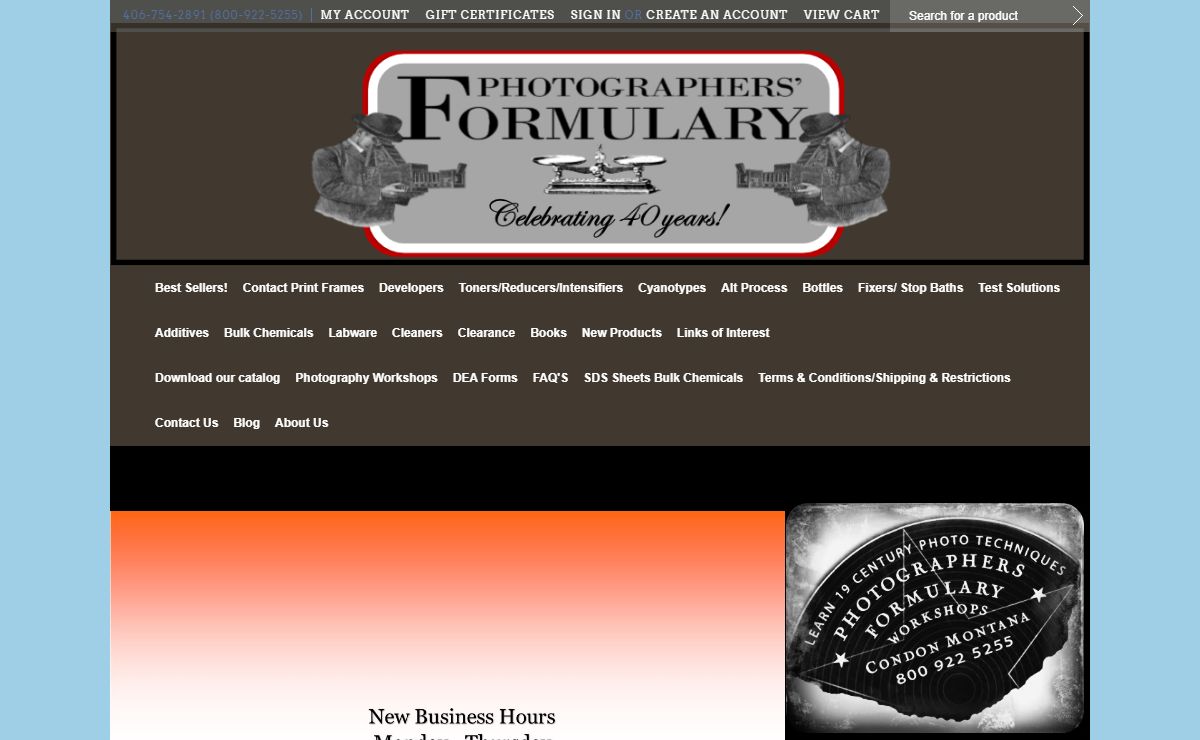 Photographers Formulary