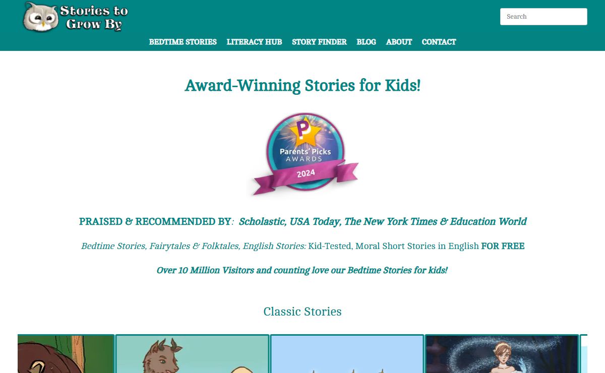 Free Online Stories for Kids | Short Stories for Kids in English