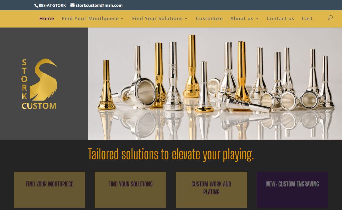 Home 2025 - Stork Custom Mouthpieces