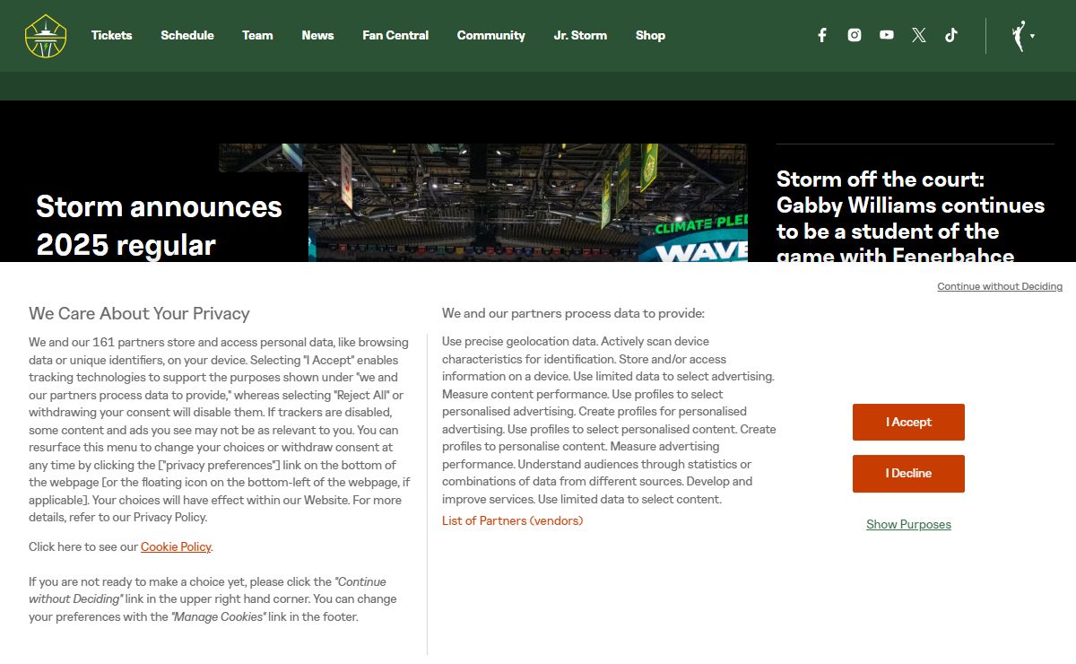 The Official Website of the Seattle Storm | WNBA
