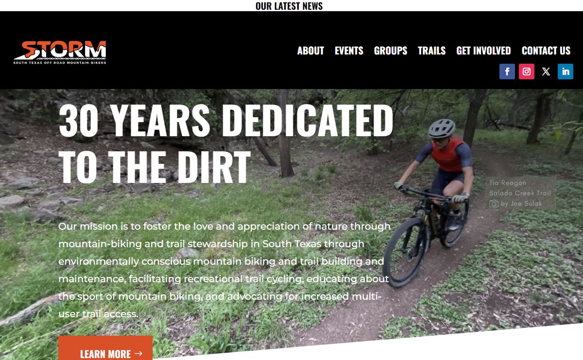 South Texas Off Road Mountain-Bikers | 30 Years Dedicated to the Dirt