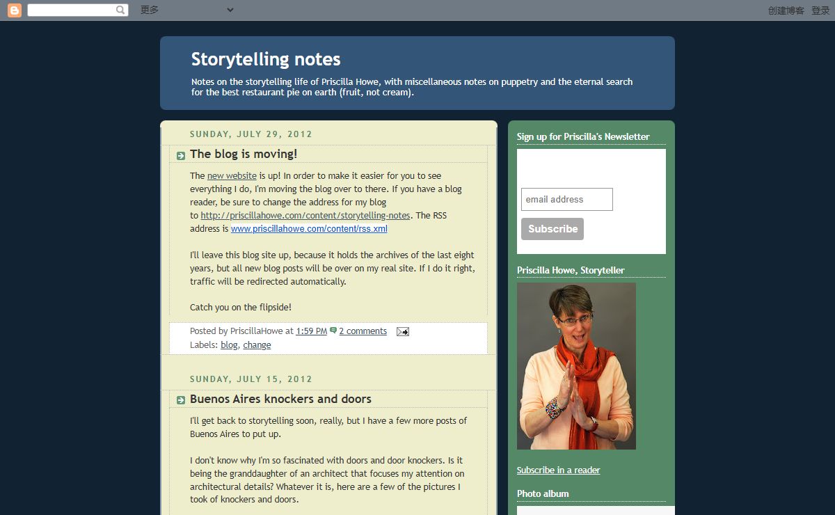 Storytelling notes