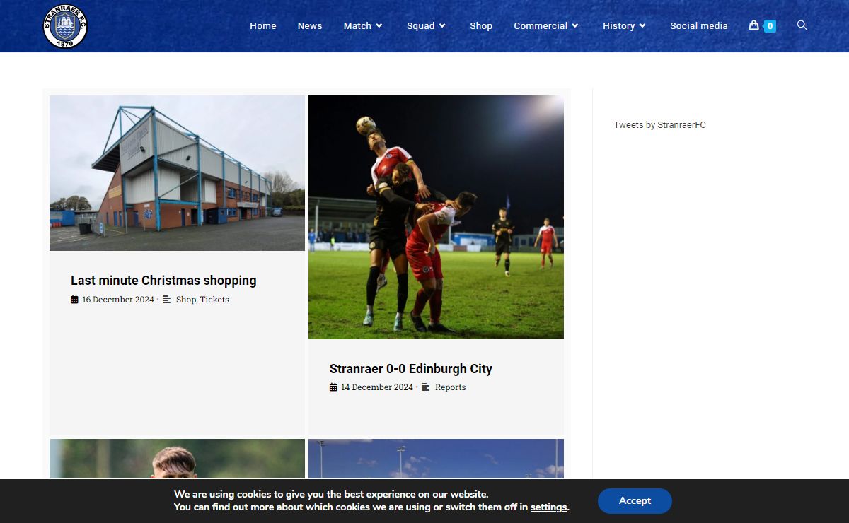 Home - Stranraer FC