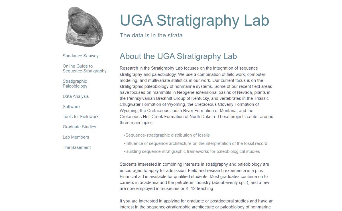 UGA Stratigraphy Lab