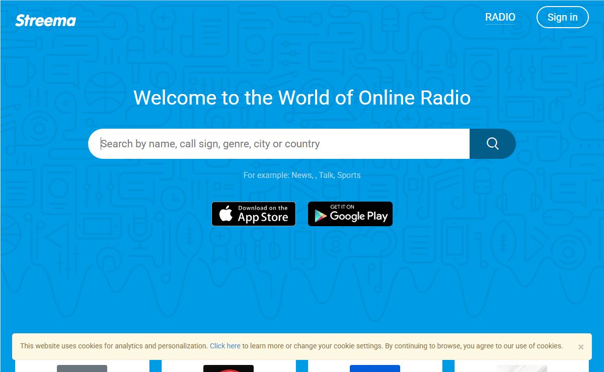 Streema - Listen to Live Internet Radio - Global AM and FM Online Radio Stations