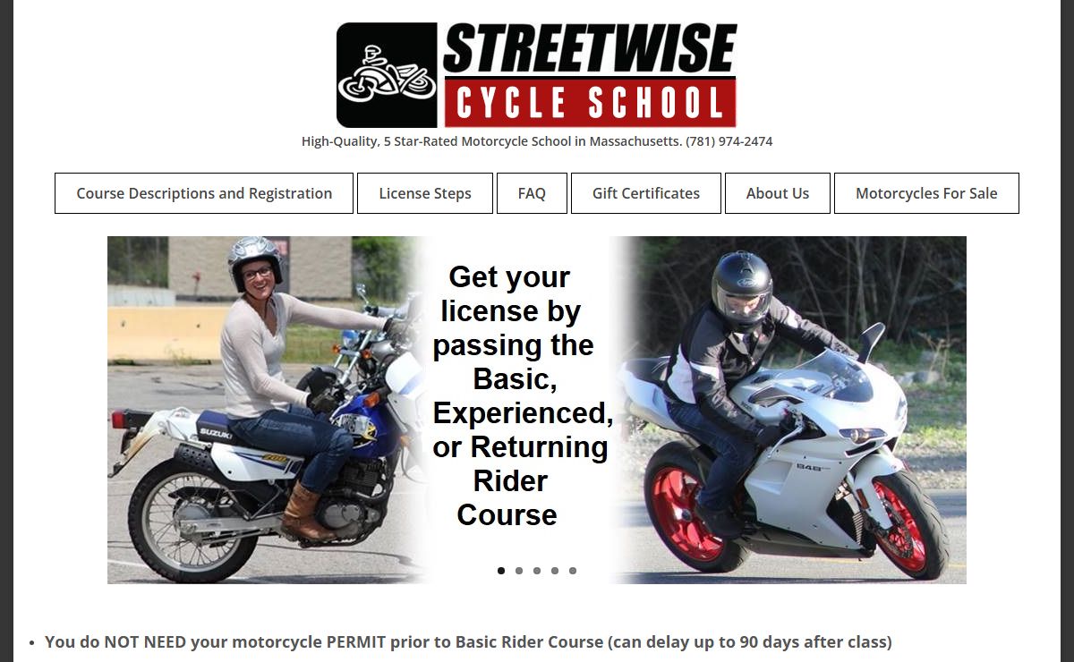 Home Courses for motorcycle license - Streetwise Cycle School