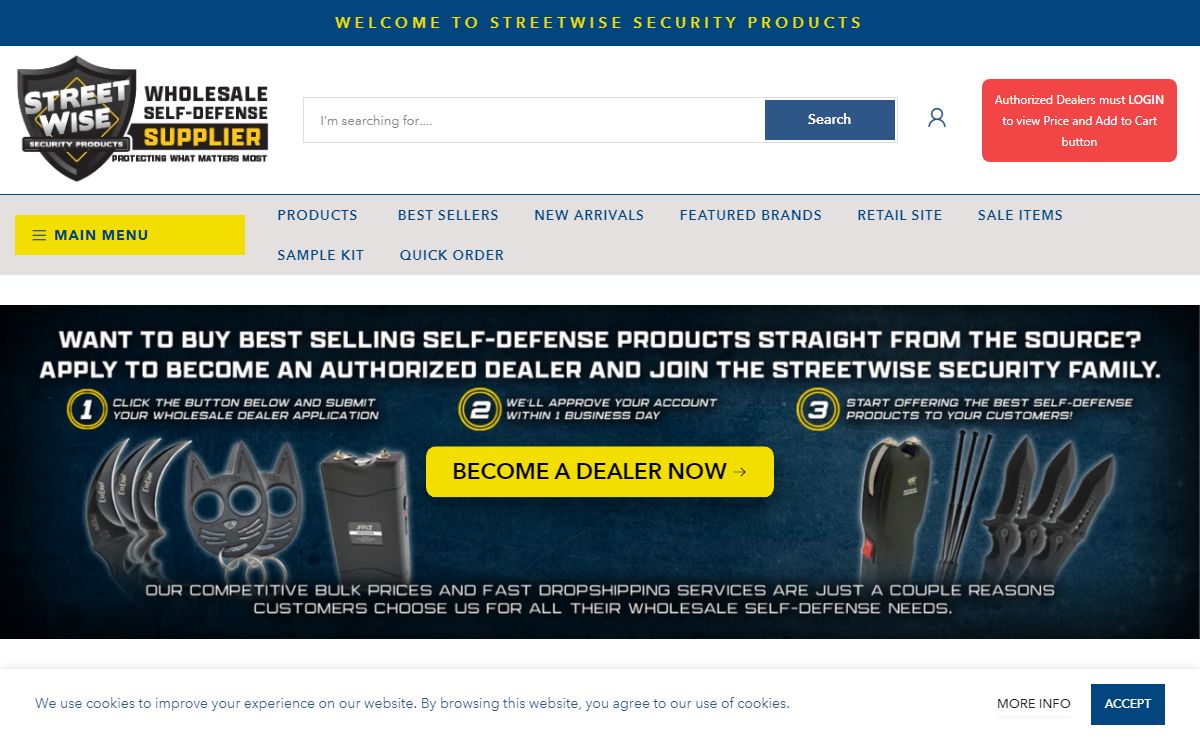 Wholesale Self Defense Supply Company and Dropshipping Distributor – Cutting Edge Products Inc