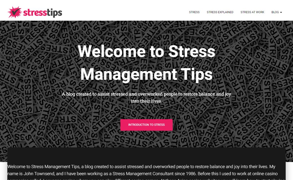 Expert advice and practical solutions for managing stress