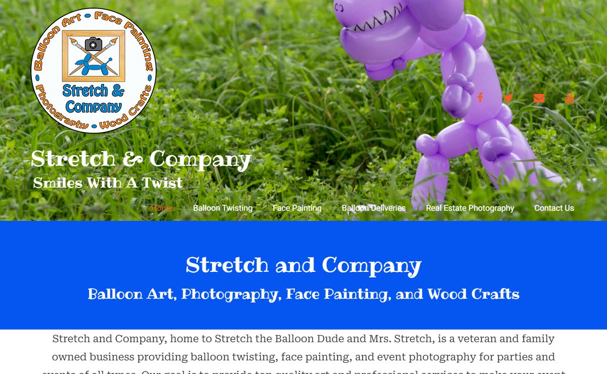 Stretch and Company - Balloons, photography, face painting