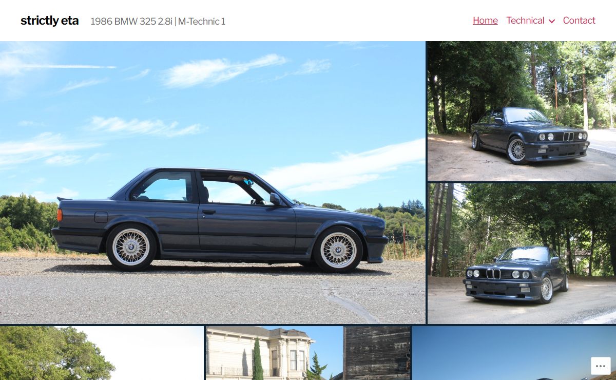 strictly eta – 1986 BMW 325 2.8i | M-Technic 1