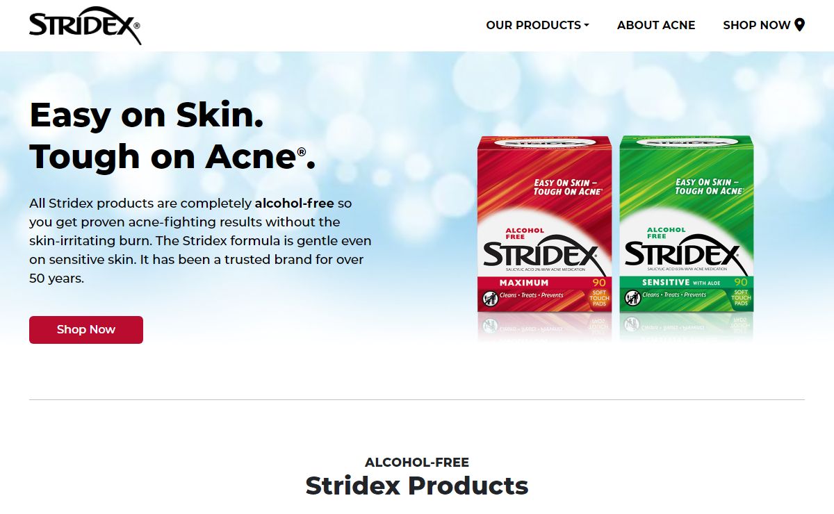 Stridex | Salicylic Acid Acne Pads