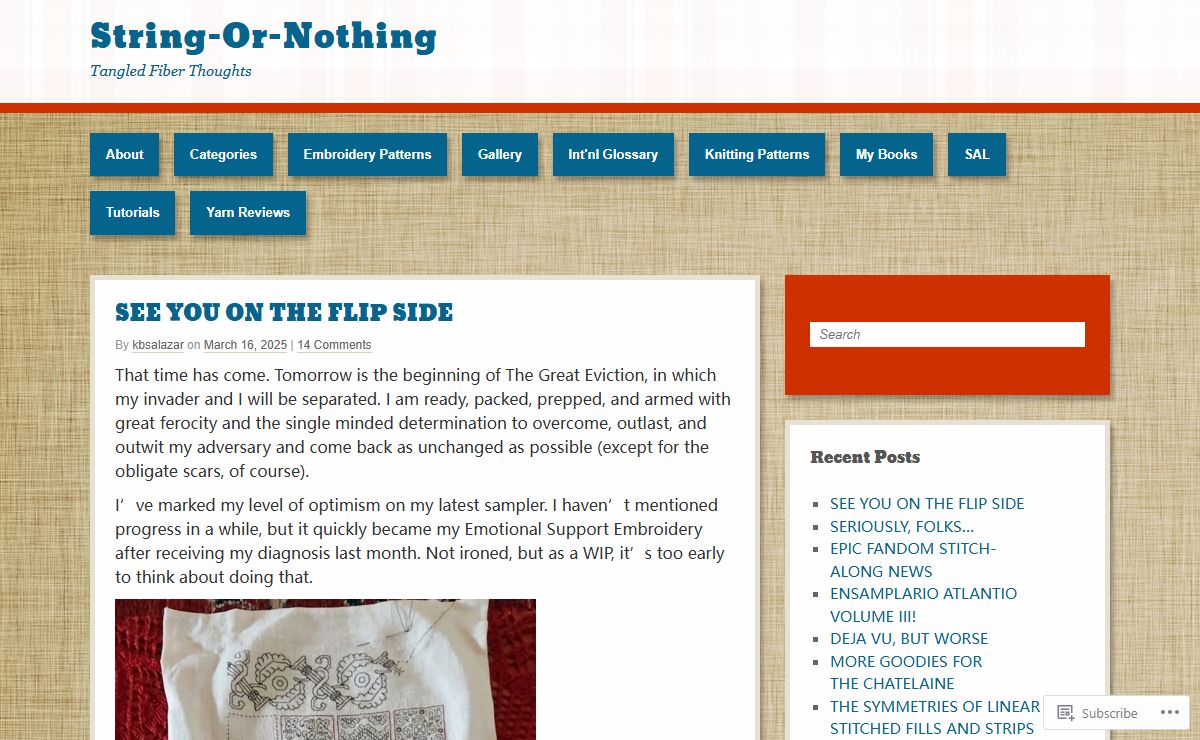 String-Or-Nothing | Tangled Fiber Thoughts