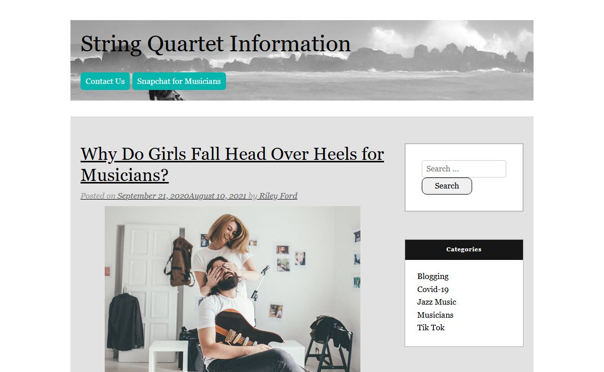 String Quartet Information