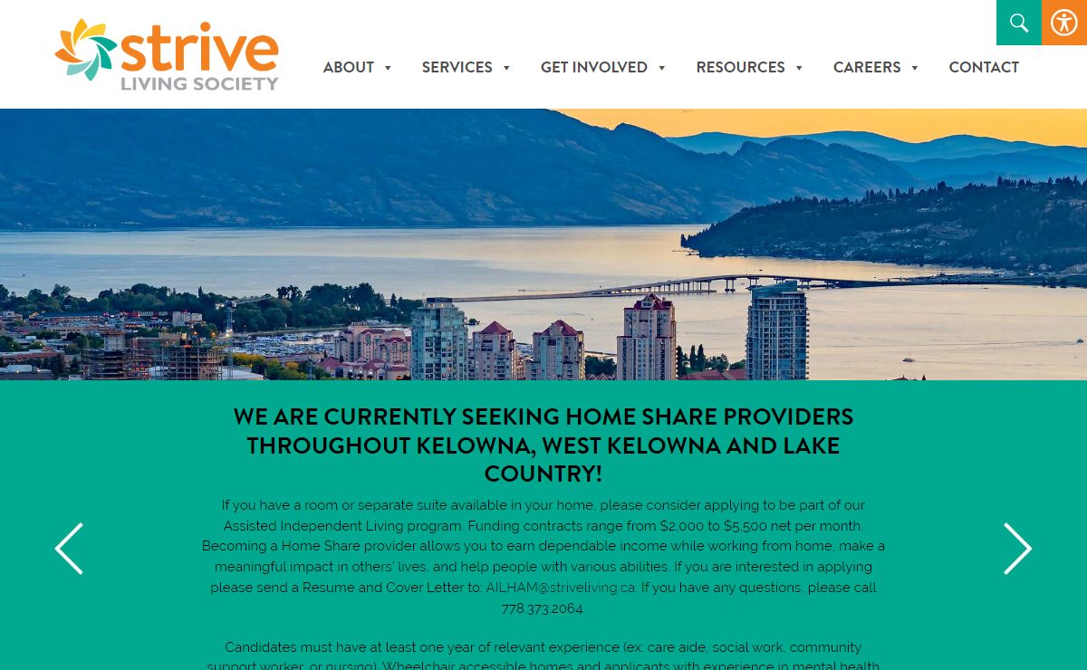 Strive Living Society - Health and Social Service Agency in British Columbia