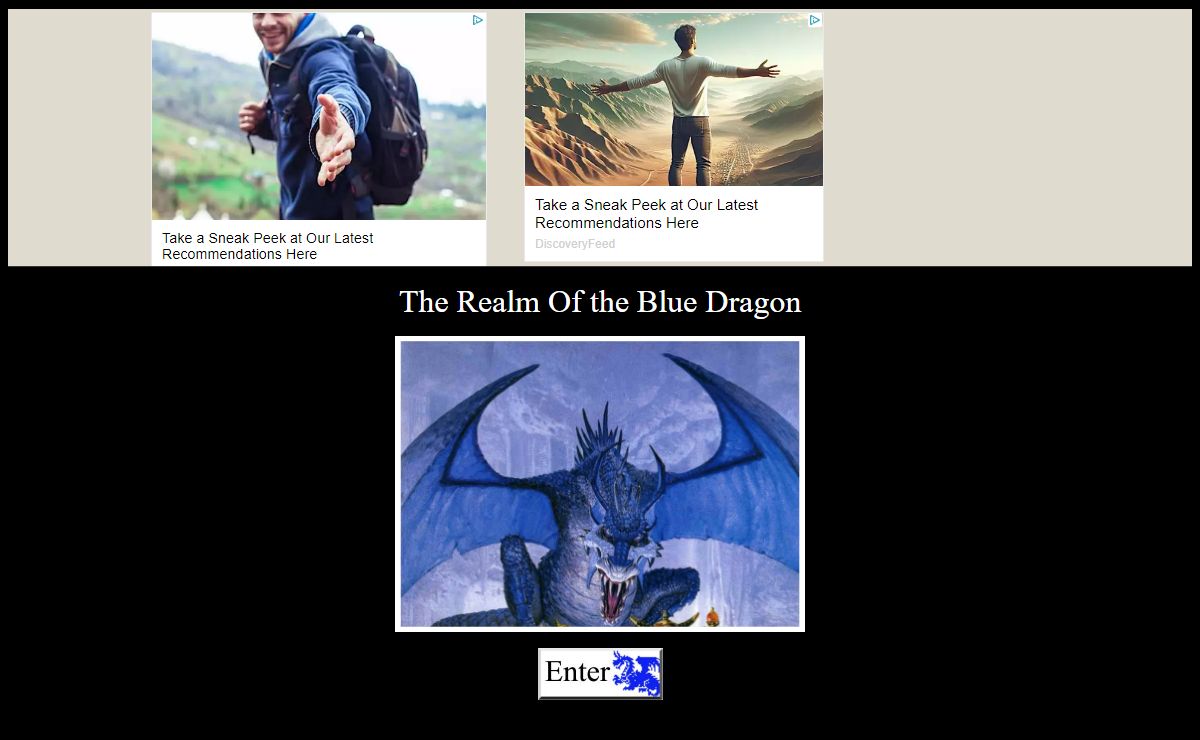 Welcome to the Realm of the Blue Dragon