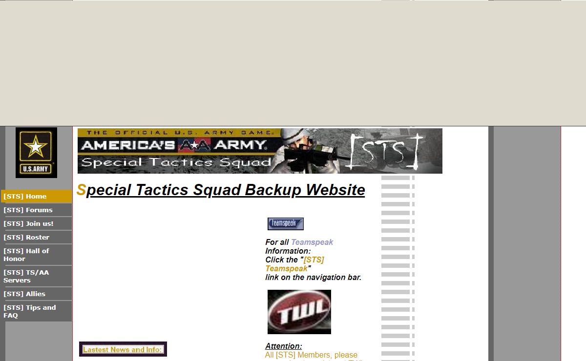 [STS] Welcome to the Special Tactics Squad Official Website