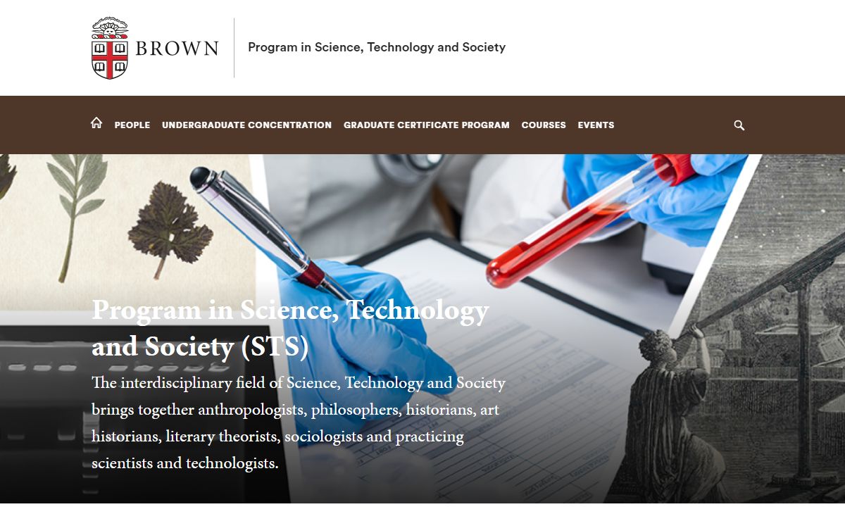 Science, Technology and Society | Brown University