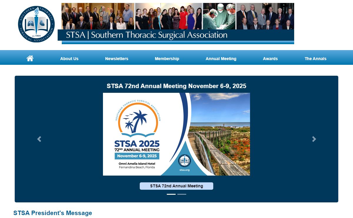 STSA - Welcome to the Southern Thoracic Surgical Association