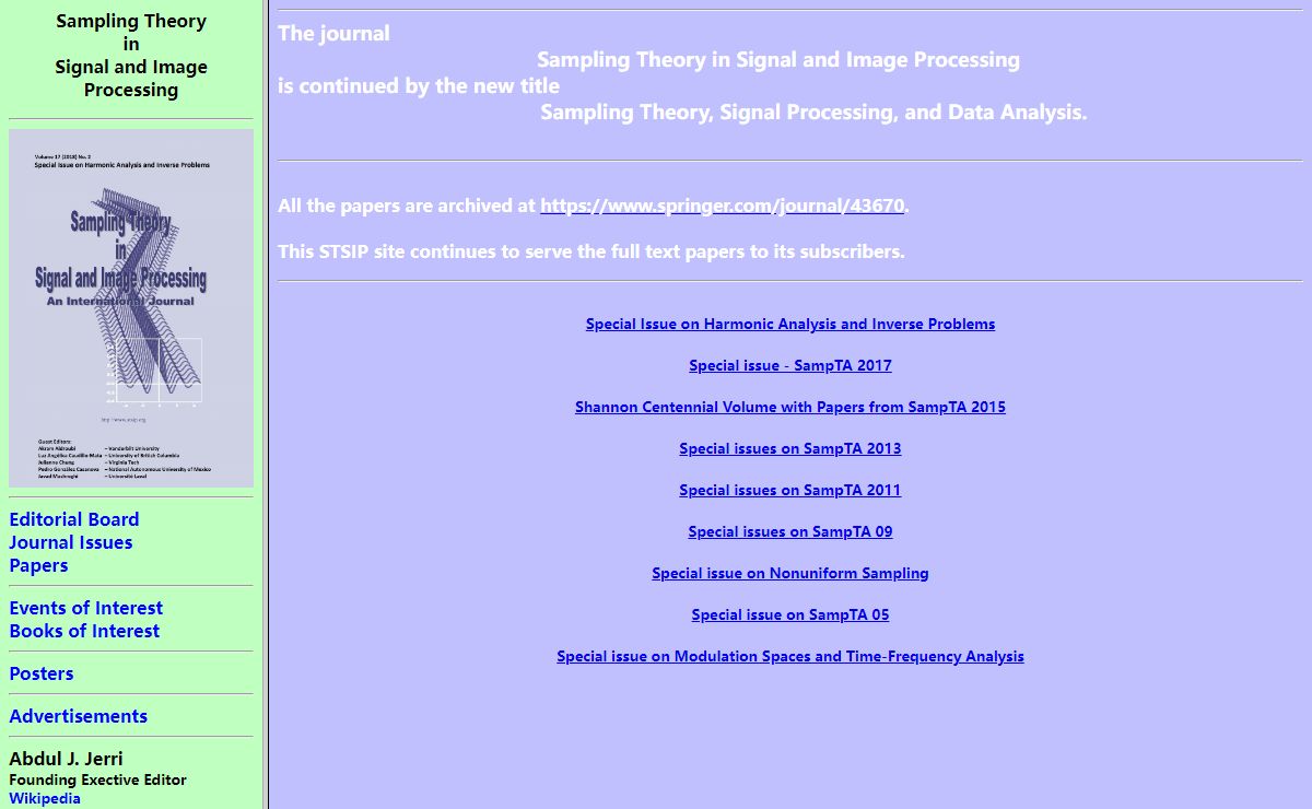 The STSIP Journal